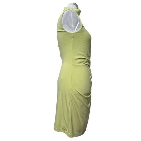 Song of Style Woodrow Mini Dress Women’s Size Small Green Twist Knot Jersey - Picture 7 of 12
